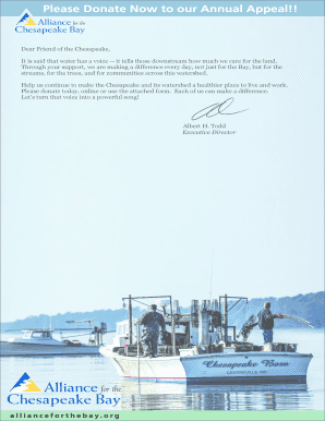 Alliance for the Chesapeake Bay Donation Form