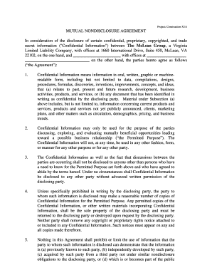 Mutual Non-Disclosure Agreement