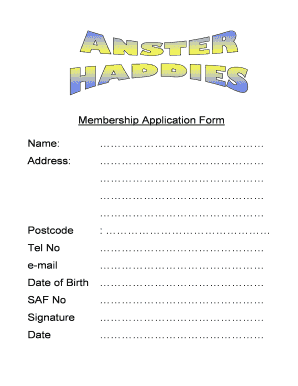 Membership Application Form
