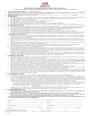 Exclusive Right to Represent Buyer or Tenant Authorization