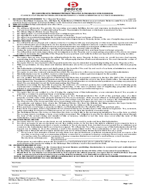Exclusive Right to Represent Buyer Tenant Authorization