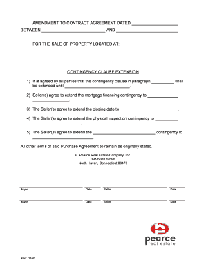 Amendment to Property Sale Contract
