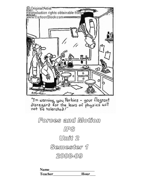 Forces and Motion Activity Worksheet