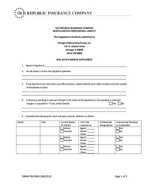 Real Estate Broker Supplement
