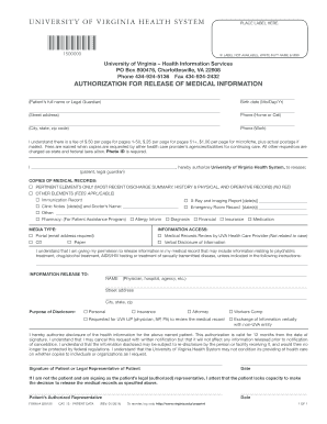 Authorization for Release of Medical Information