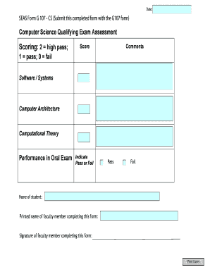 5988 e example - Scoring Score Comments 1 pass 0 fail