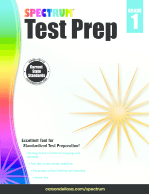 Spectrum Test Prep Grade 1 English Language Arts