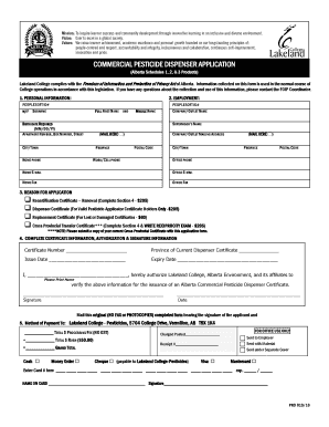 Commercial Pesticide Dispenser Application