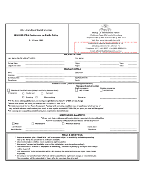 Hotel Reservation Form