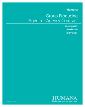 Humana Agent or Agency Contract