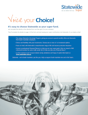Statewide Superannuation Fund Enrollment Form