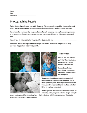 Photography Project Assignment