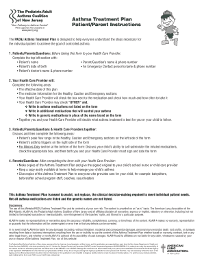 Asthma Treatment Plan