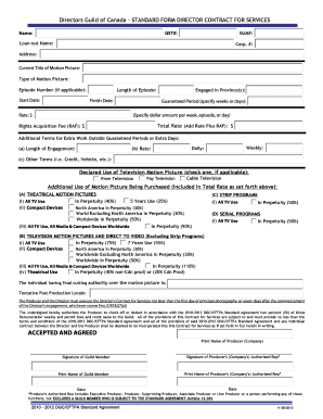 contract between two companies for services