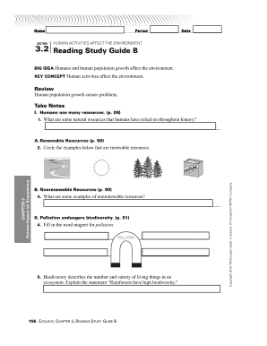 Ecology Study Guide B