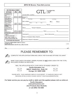 Student Accident Insurance Application