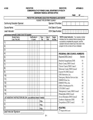 Fillable Online smemsc 4/15/02 PROTOTYPE PROTOTYPE COMMONWEALTH OF ...