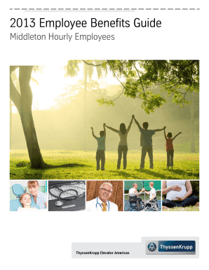 2013 Employee Benefits Enrollment Form