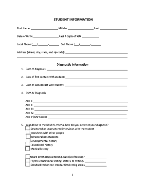 ADHD Verification Form