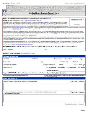 DOT form - Champlain Medical