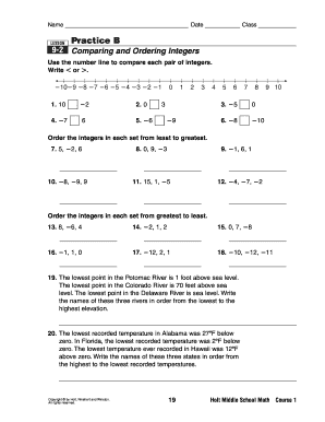 Math Lesson Practice Worksheet