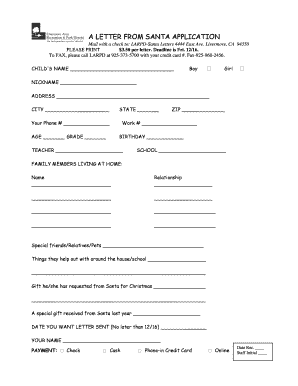 Santa Letter Application