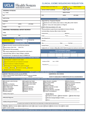 Clinical Exome Sequencing Requisition Form