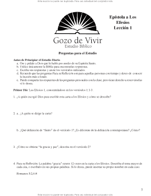 Guía de Estudio Bíblico de Efesios