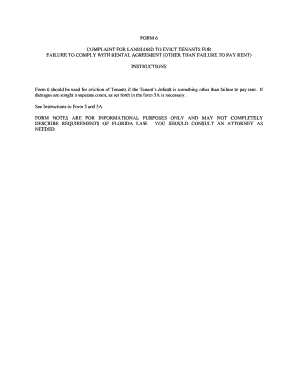 Complaint for Landlord to Evict Tenants