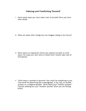 Self-Care and Emotional Healing Worksheet