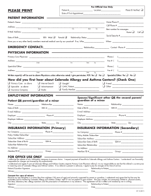 Patient Registration Form