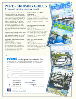 Ports Cruising Guide Order Form