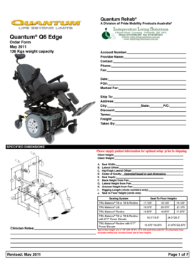 Quantum Q6 Edge Order Form