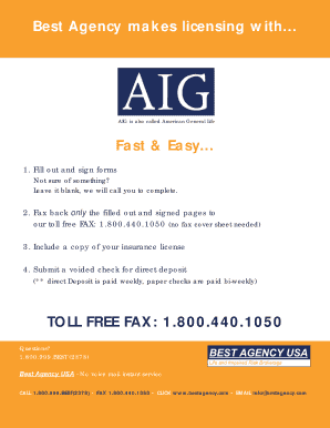 Best Agency Life Insurance License Application