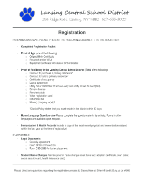 Student Registration Form