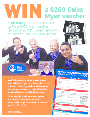 NSWNMA Membership Application Form