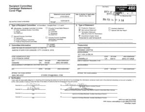 California FPPC Form 460