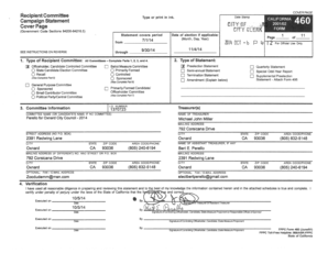 California FPPC Form 460