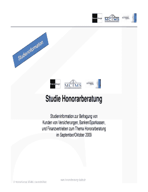 Microsoft PowerPoint - Studie-Honorarberatung-2009-Studieninformation - competence-site