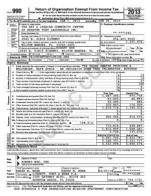 Form 990 Return of Organization Exempt From Income Tax