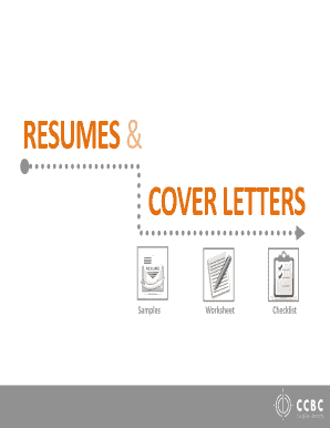 Resume and Cover Letter Samples Worksheet