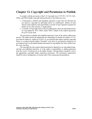 Permission to Publish Letter Template