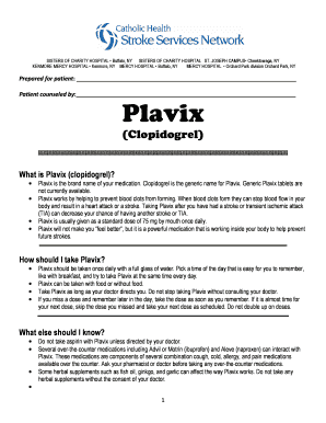 Plavix Medication Guide