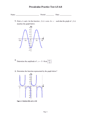 Precalculus Practice Test 4.5-4.8