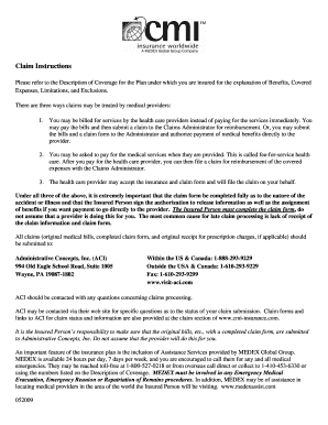 Health Insurance Claim Form