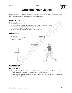 Graphing Your Motion Lab