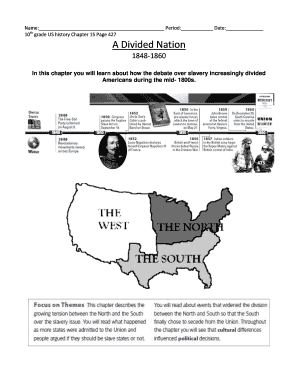 US History Chapter 15 Worksheet