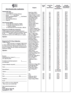 SUAA Membership Application