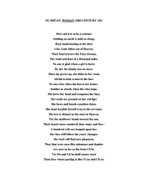 Poem Analysis Worksheet