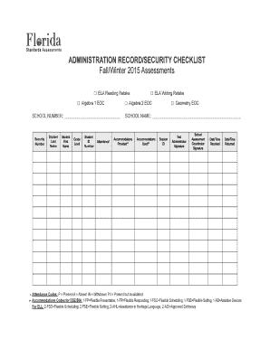 School Security Checklist